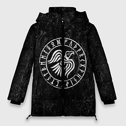 Куртка зимняя женская Ворон Одина, цвет: 3D-черный
