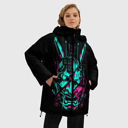 Куртка зимняя женская Cyber Samurai, цвет: 3D-черный — фото 2