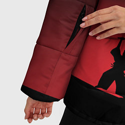 Куртка зимняя женская Путь самурая, цвет: 3D-черный — фото 2
