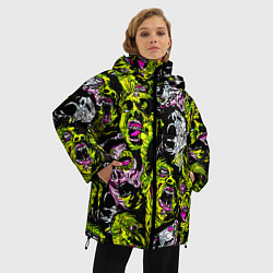 Куртка зимняя женская ЗОМБИ, цвет: 3D-черный — фото 2