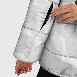 Куртка зимняя женская Zombie peace hand, цвет: 3D-черный — фото 2