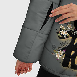 Куртка зимняя женская Гейша, цвет: 3D-черный — фото 2