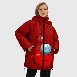 Куртка зимняя женская МИМИ АМОНГ АС, цвет: 3D-светло-серый — фото 2
