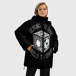 Куртка зимняя женская Lemarshans box, цвет: 3D-черный — фото 2