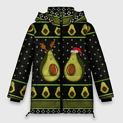 Куртка зимняя женская Avo christmas, цвет: 3D-черный