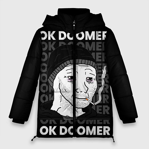 Женская зимняя куртка OK DOOMER / 3D-Красный – фото 1