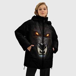 Куртка зимняя женская Злой Волк, цвет: 3D-черный — фото 2