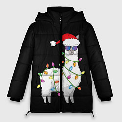 Женская зимняя куртка Рождественская Лама