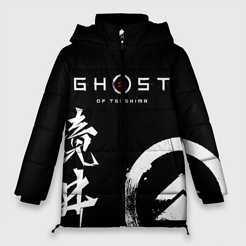 Женская зимняя куртка Ghost of Tsushima / 3D-Красный – фото 1