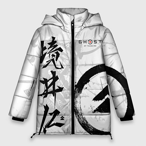 Женская зимняя куртка Ghost of Tsushima / 3D-Светло-серый – фото 1