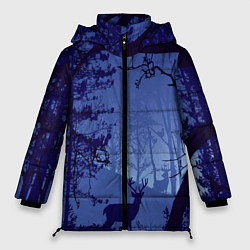 Куртка зимняя женская ЛЕС, цвет: 3D-черный