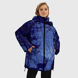 Куртка зимняя женская ЛЕС, цвет: 3D-черный — фото 2