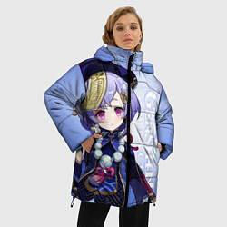 Куртка зимняя женская GENSHIN IMPACT, ЦИ ЦИ,, цвет: 3D-светло-серый — фото 2