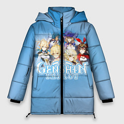 Куртка зимняя женская Genshin Impact, цвет: 3D-черный