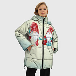 Куртка зимняя женская С Праздником!!, цвет: 3D-черный — фото 2