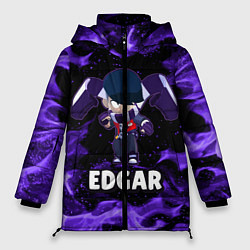 Куртка зимняя женская BRAWL STARS EDGAR, цвет: 3D-черный