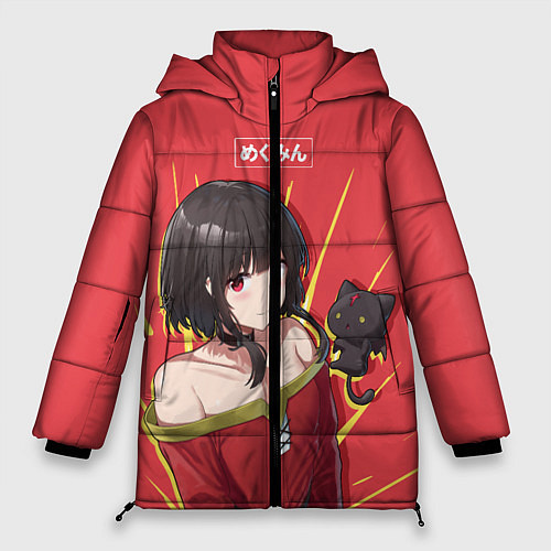 Женская зимняя куртка Megumin / 3D-Красный – фото 1