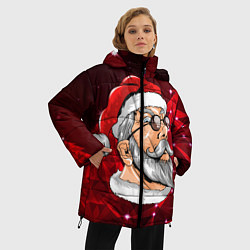 Куртка зимняя женская Кульный дед, цвет: 3D-черный — фото 2