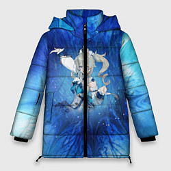 Куртка зимняя женская Барбара Genshin Impact, цвет: 3D-черный