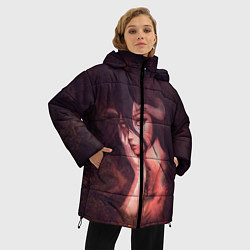 Куртка зимняя женская Альбедо, цвет: 3D-красный — фото 2