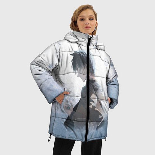 Женская зимняя куртка Черный клевер / 3D-Черный – фото 3