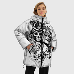 Куртка зимняя женская Вечная любовь, цвет: 3D-черный — фото 2