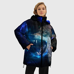 Куртка зимняя женская Волчара Юморит, цвет: 3D-черный — фото 2