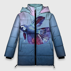 Куртка зимняя женская Рыбка, цвет: 3D-черный