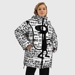 Куртка зимняя женская Люси, цвет: 3D-черный — фото 2
