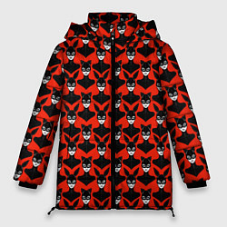 Куртка зимняя женская Латекс, цвет: 3D-красный