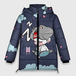 Куртка зимняя женская BTS Sleep, цвет: 3D-черный