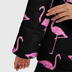 Куртка зимняя женская Фламинго Чёрная, цвет: 3D-черный — фото 2