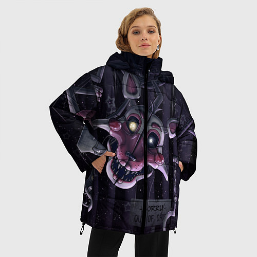 Женская зимняя куртка Фантайм Фокси / 3D-Черный – фото 3