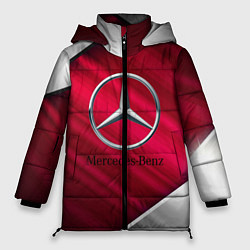 Куртка зимняя женская MERCEDES BENZ S, цвет: 3D-светло-серый