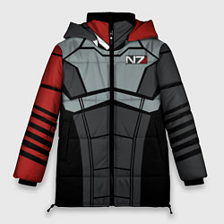 Куртка зимняя женская КОСТЮМ N7 MASS EFFECT N7 М, цвет: 3D-черный