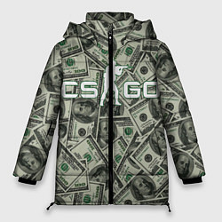 Куртка зимняя женская CS:GO - Franklin Франклин, цвет: 3D-черный