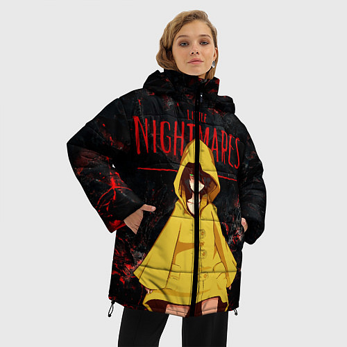 Женская зимняя куртка Little Nightmares 2 / 3D-Черный – фото 3
