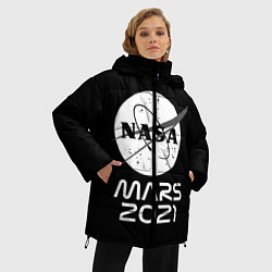 Куртка зимняя женская NASA Perseverance, цвет: 3D-светло-серый — фото 2