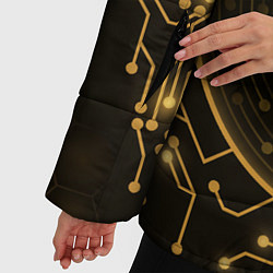 Куртка зимняя женская ЗОЛОТОЙ БИТКОИН, цвет: 3D-черный — фото 2