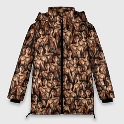 Куртка зимняя женская Gachimuchi Van Darkholme, цвет: 3D-черный