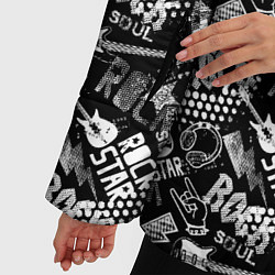 Куртка зимняя женская Rock Star, цвет: 3D-черный — фото 2