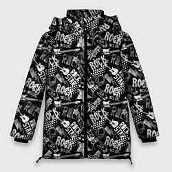 Куртка зимняя женская Rock Star, цвет: 3D-черный