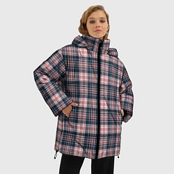 Куртка зимняя женская Клеточный узор, цвет: 3D-черный — фото 2