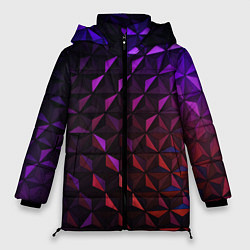 Куртка зимняя женская Неоновая Текстура, цвет: 3D-черный