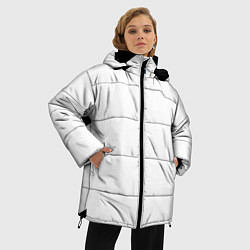 Куртка зимняя женская Хляби Небесные, цвет чёрный, цвет: 3D-светло-серый — фото 2