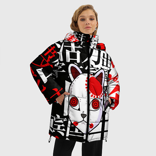 Женская зимняя куртка МАСКА ТАНДЖИРО КАМАДО / 3D-Черный – фото 3