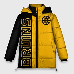 Куртка зимняя женская NHL BOSTON BRUINS, цвет: 3D-черный