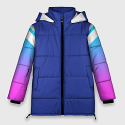 Куртка зимняя женская NEON GRADIENT FITNESS UNIFORM, цвет: 3D-черный