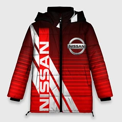 Куртка зимняя женская NISSAN НИССАН СПОРТ, цвет: 3D-светло-серый