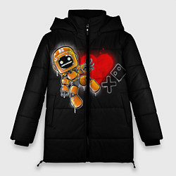 Куртка зимняя женская K-VRC Love Death and Robots, цвет: 3D-черный